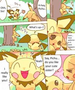 [Dayan] Pikachu Kiss Pichu (English)