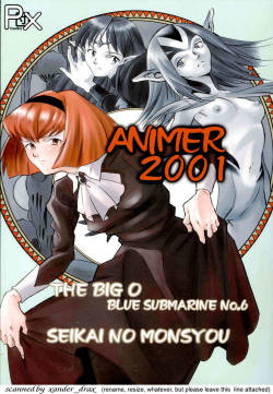 (C58) [PX-Dan Nihon Shibu (Honda Kurio)] Animer 2001 (Big O, Blue Submarine No. 6, Crest of the Stars) [English] [EHCOVE]