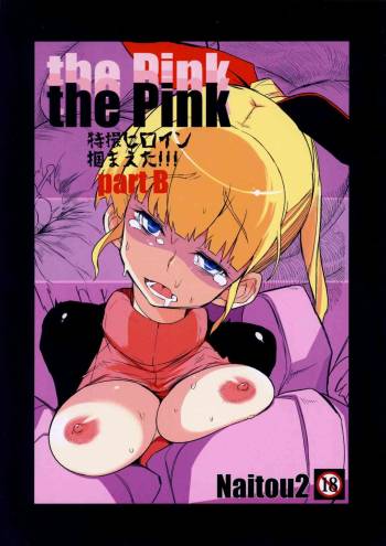 the Pink Tokusatsu Heroine Tsukamaeta!!! partB cover