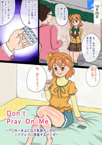Don't Pray On Me ~Bukki wo Futanari Chikubi Chinpo no Nikudorei ni Kaizou Suru Manga~ cover