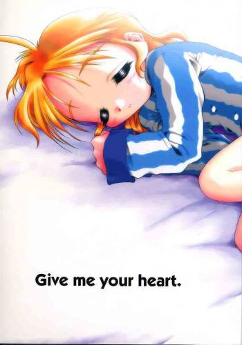 Give me your heart. cover