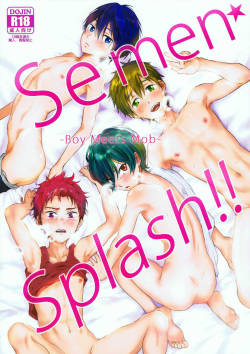 (Splash!Hi 2) [Taurin 1 Oku (Tataru)] Semen☆Splash!! -Boy Meets Mob- (High☆Speed! -Free! Starting Days-) [English] [Holy Mackerel]