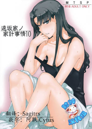 Tosaka-ke no Kakei Jijou 10 cover