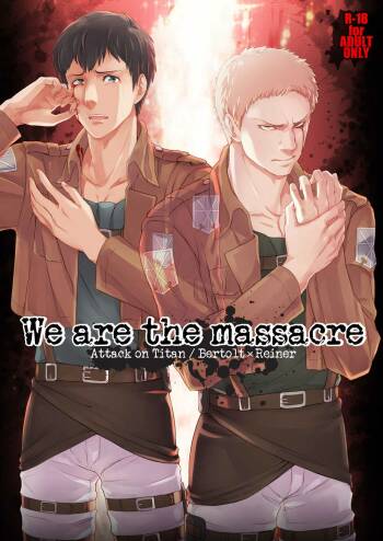 Reiner Braun x  Bertolt Hoover      are the ma ssa cre cover