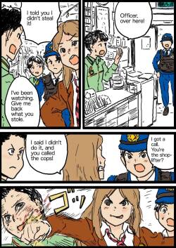 Policewoman VS Delinquent Girl