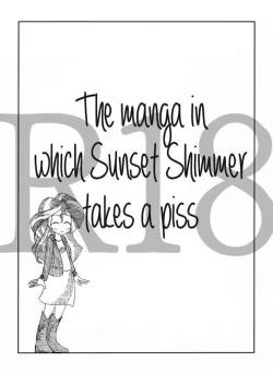 [Zat] Twi to Shimmer no Ero Manga | The Manga In Which Sunset Shimmer Takes A Piss (My Little Pony: Friendship is Magic) [English]