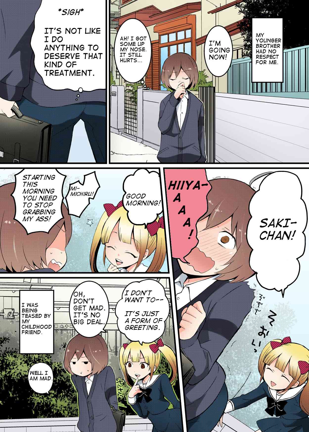Totsuon! ~Totsuzen Onnanonko Ni Natta No De, Ore No Oppai Monde Mimasen Ka? | Totsuon! Since I've Abruptly Turned Into a Girl, Won't You Fondle My Boobs? Ch. 1-3 page 4 full