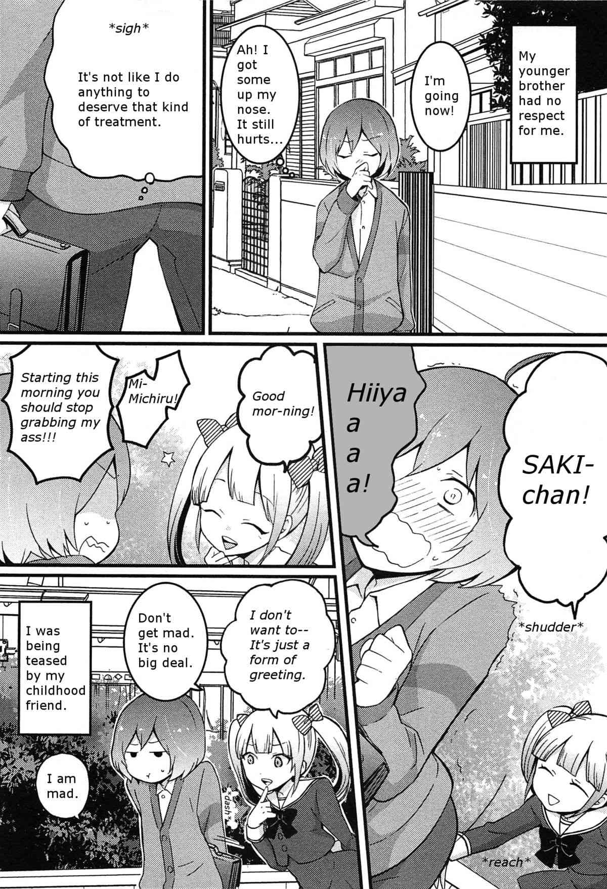 Totsuon! ~Totsuzen Onnanonko Ni Natta No De, Ore No Oppai Monde Mimasen Ka? | Totsuon! Since I've Abruptly Turned Into a Girl, Won't You Fondle My Boobs? Ch. 1-2 page 7 full
