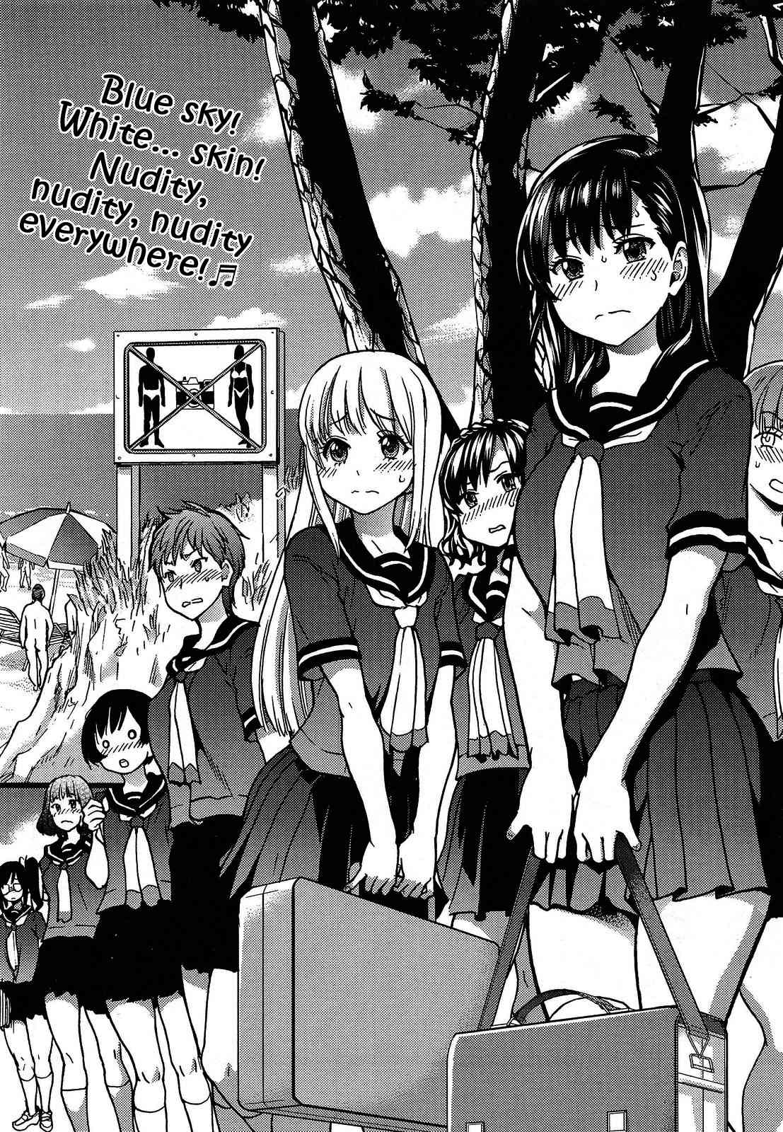 Nudist Beach ni Shuugakuryokou de!! Ch. 1-2 page 2 full