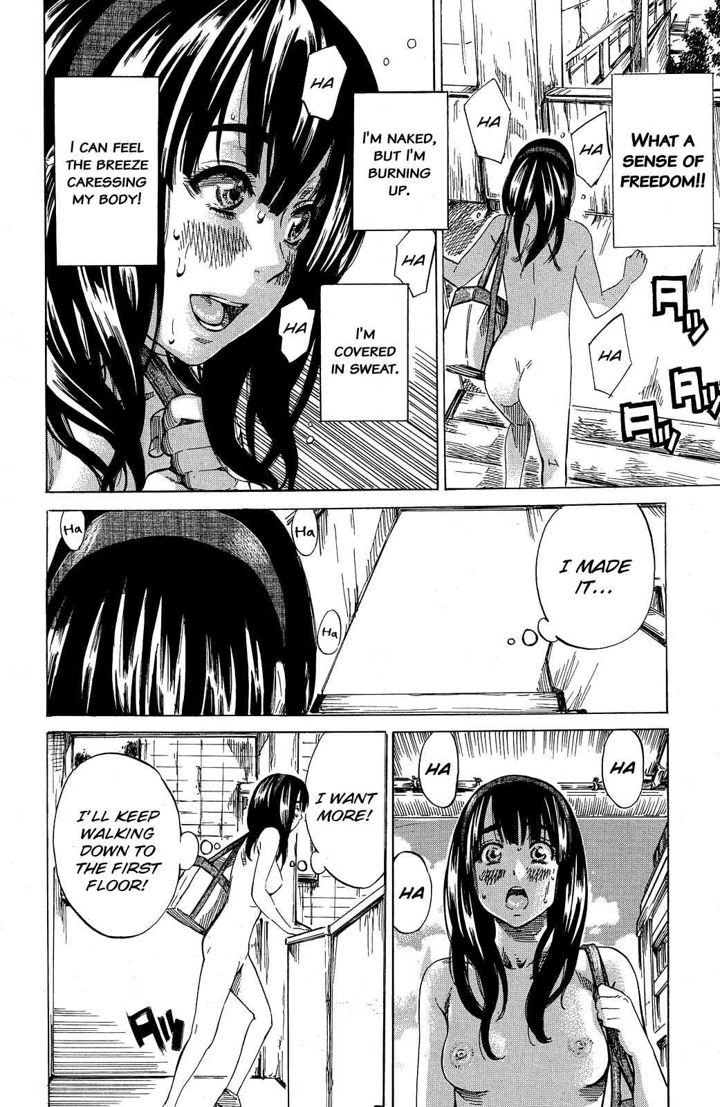 Campus Zenra Hokou wa Joshidai-sei no Tokken | Exhibitionist College Girl Series Ch. 2 page 4 full