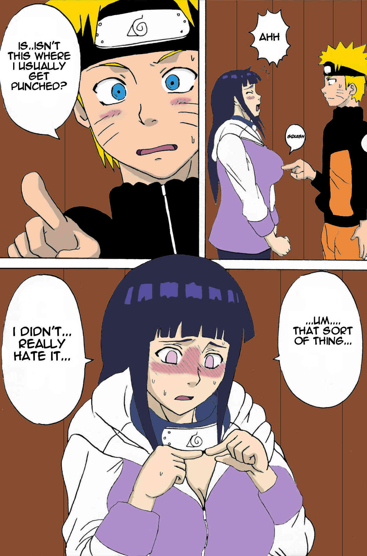 Hinata Ganbaru!  Hinata Fight page 5 full