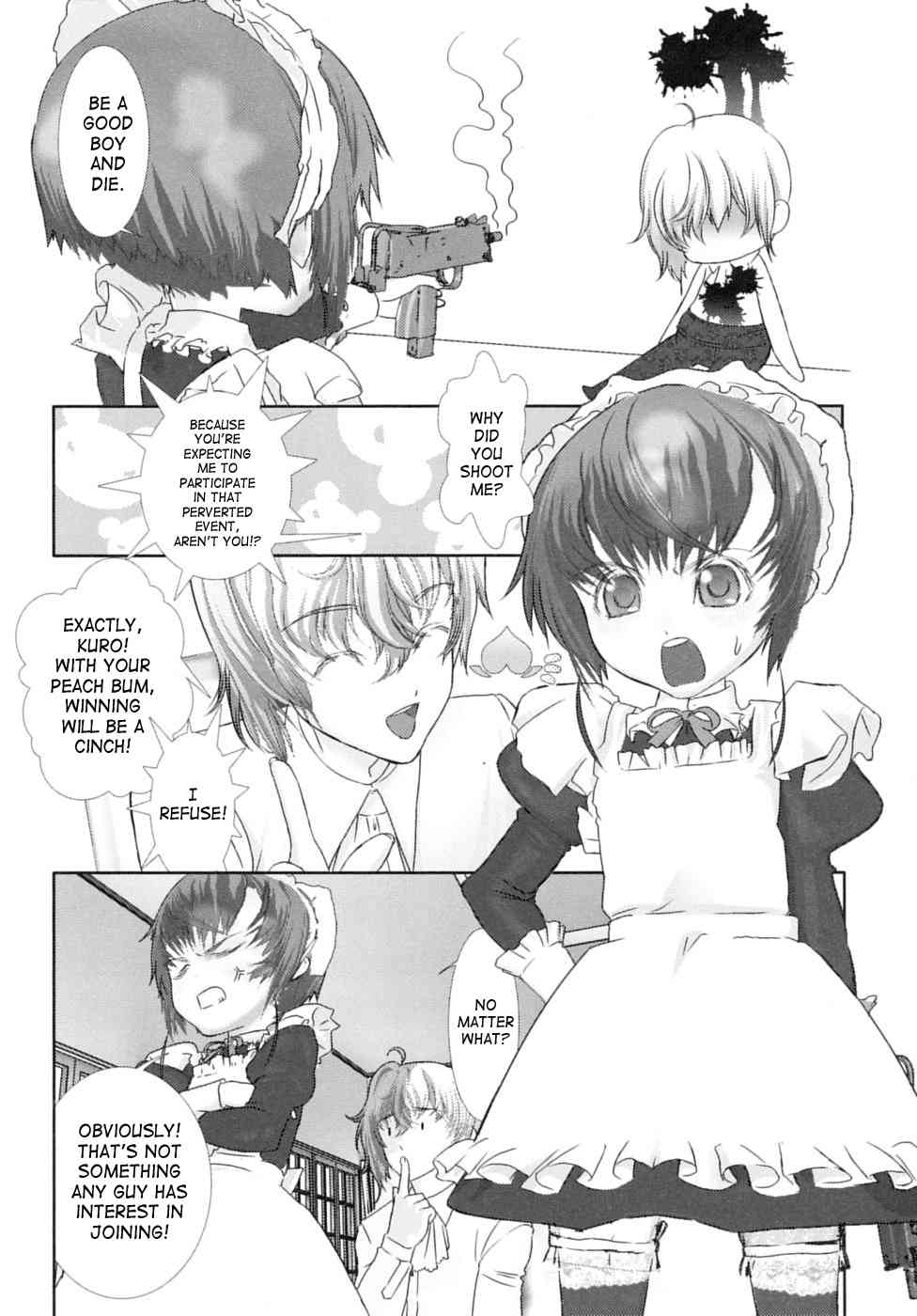 Shounen Maid Kuro-kun’s Butt Competition page 4 full