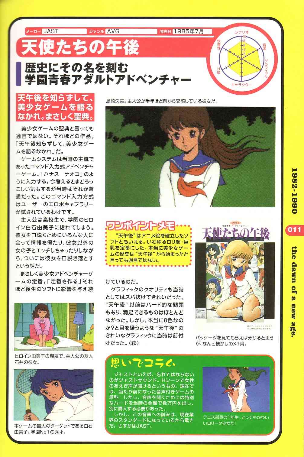 Magezine:Super Beautiful Girls-Games Chronicle Complete Book 1892-2000 page 6 full