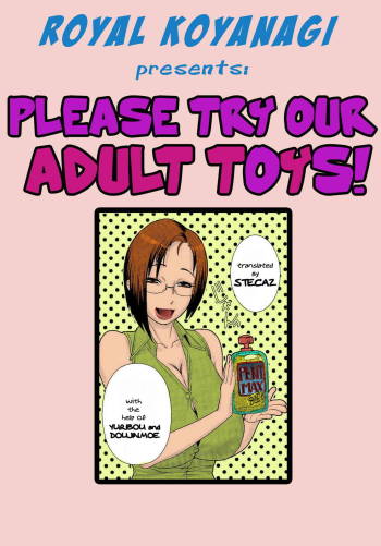 Please Try Our Adult Toys cover