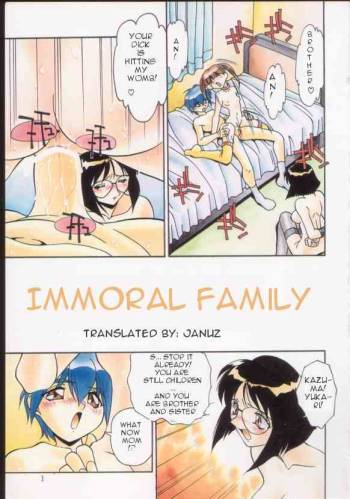 Immoral family cover