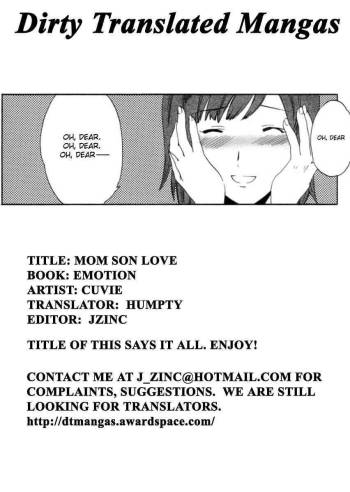 Mom Son Love cover