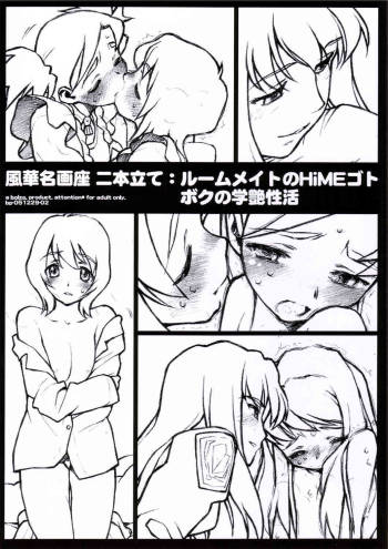 Fuuka Meiga za Nihon date: Roommate no Hime goto Boku no Gakuen Seikatsu cover
