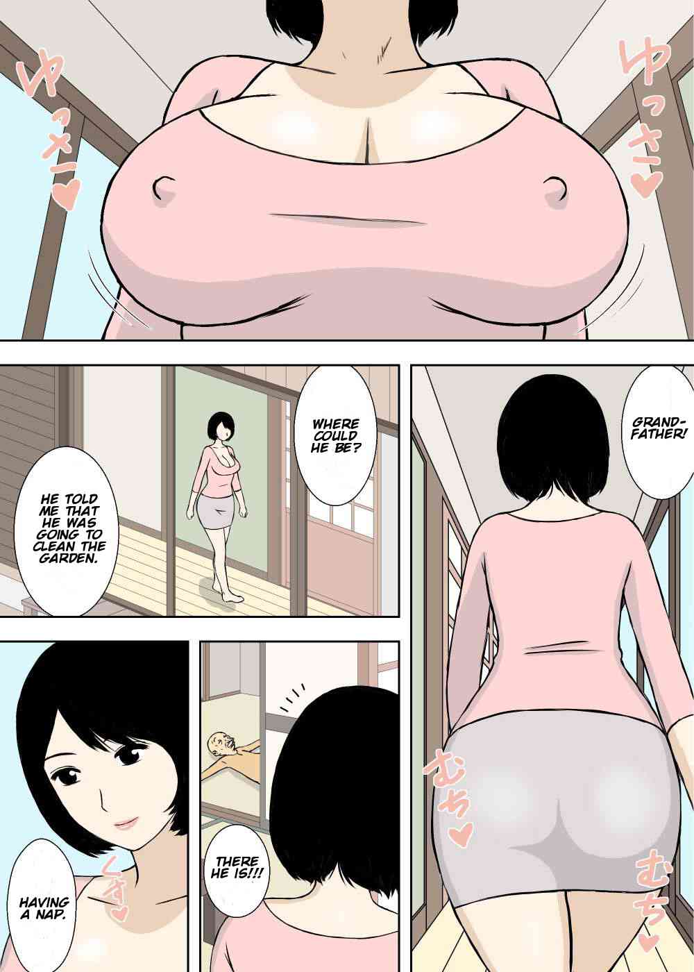 Zokuzokuzoku Ojii-chan to Gifu to Giri no Musuko to, Kyonyuu Yome. page 3 full