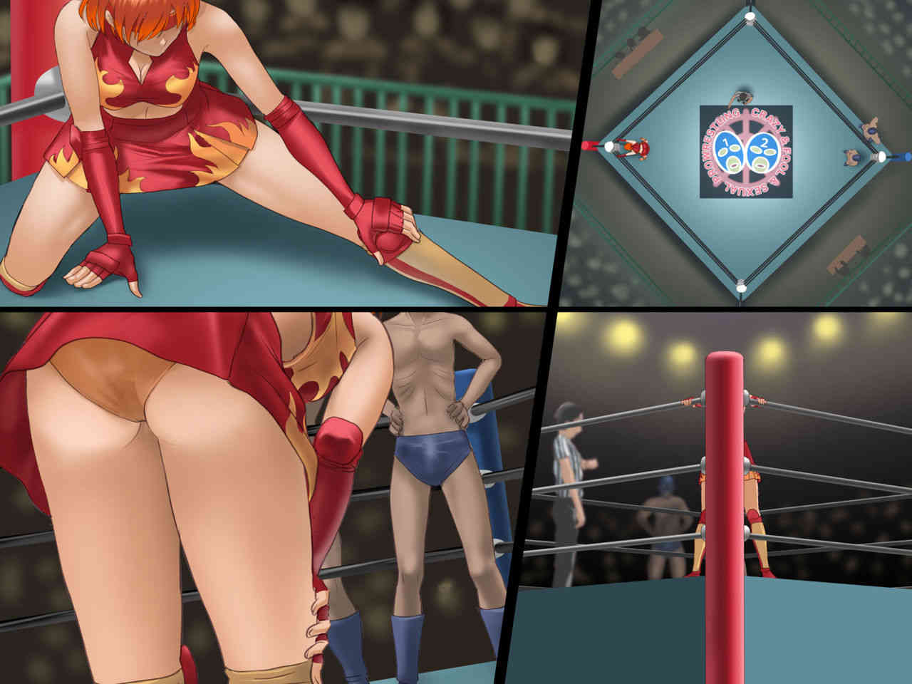 Sex prison fight Hokuto Akane's shame Romero Special page 4 full