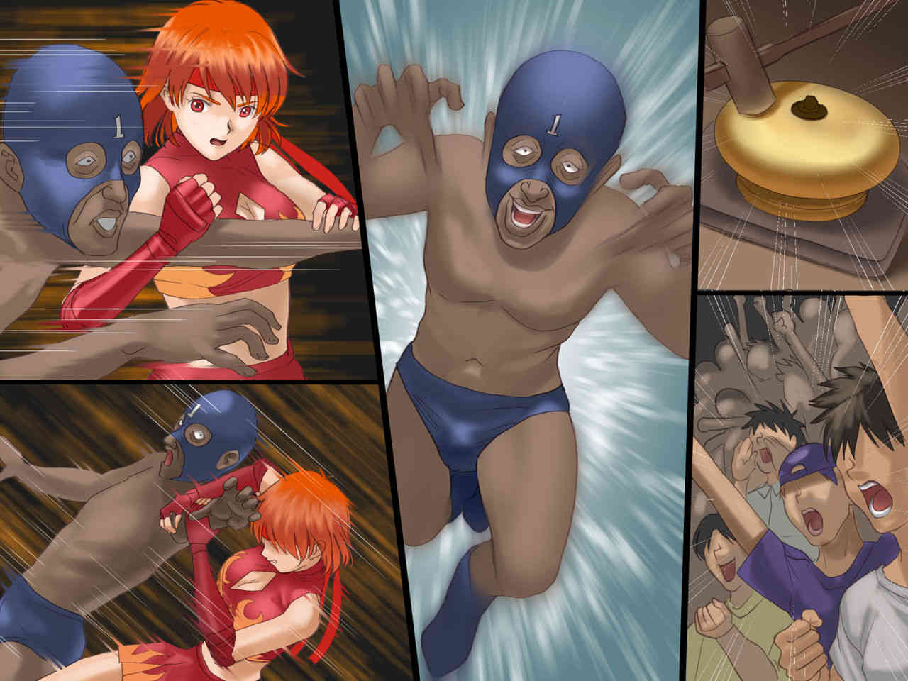Sex prison fight Hokuto Akane's shame Romero Special page 8 full