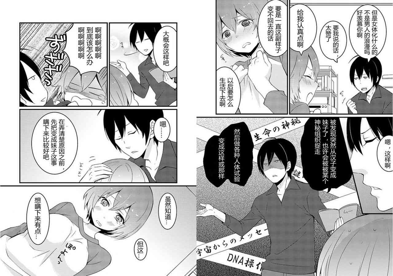 Totsuzen onnanoko ni nattanode, ore no oppai monde mimasen ka? 1 page 9 full