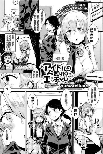 Idol wa Hitoshirezu Ecchi ga Shitai cover