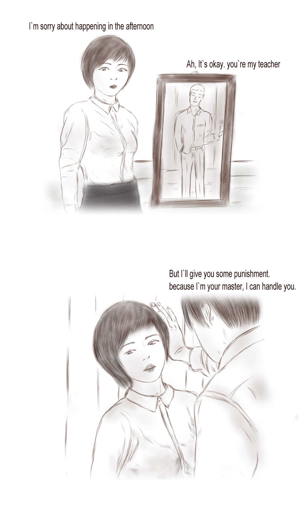 SEXY LADY TEACHER HIDE HER PENIS page 7 full