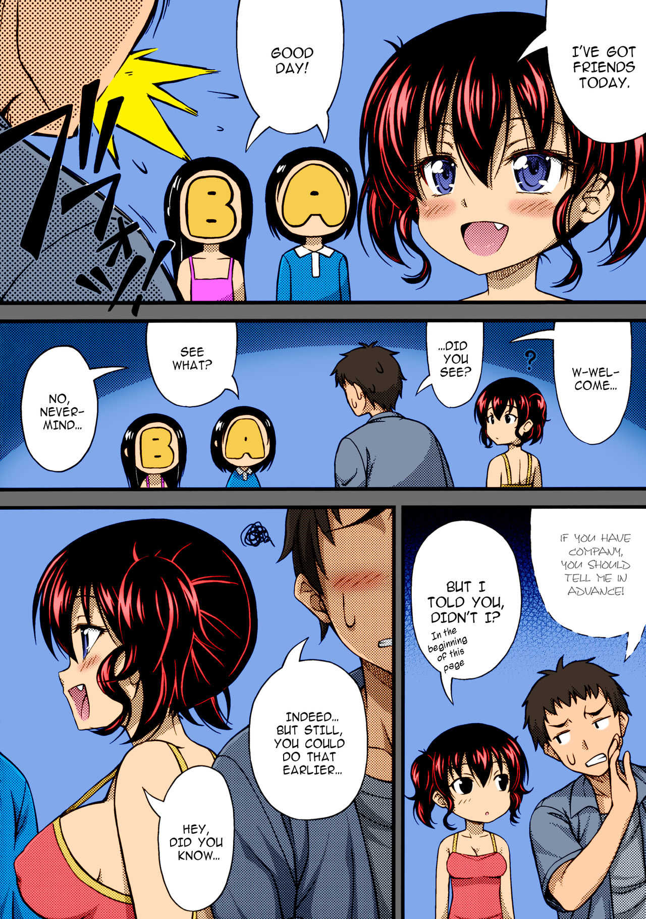 Kinjo no Ko ga Short Pants o Haite Ore o Yuuwaku shite Kurundaga - bonus booklet page 4 full