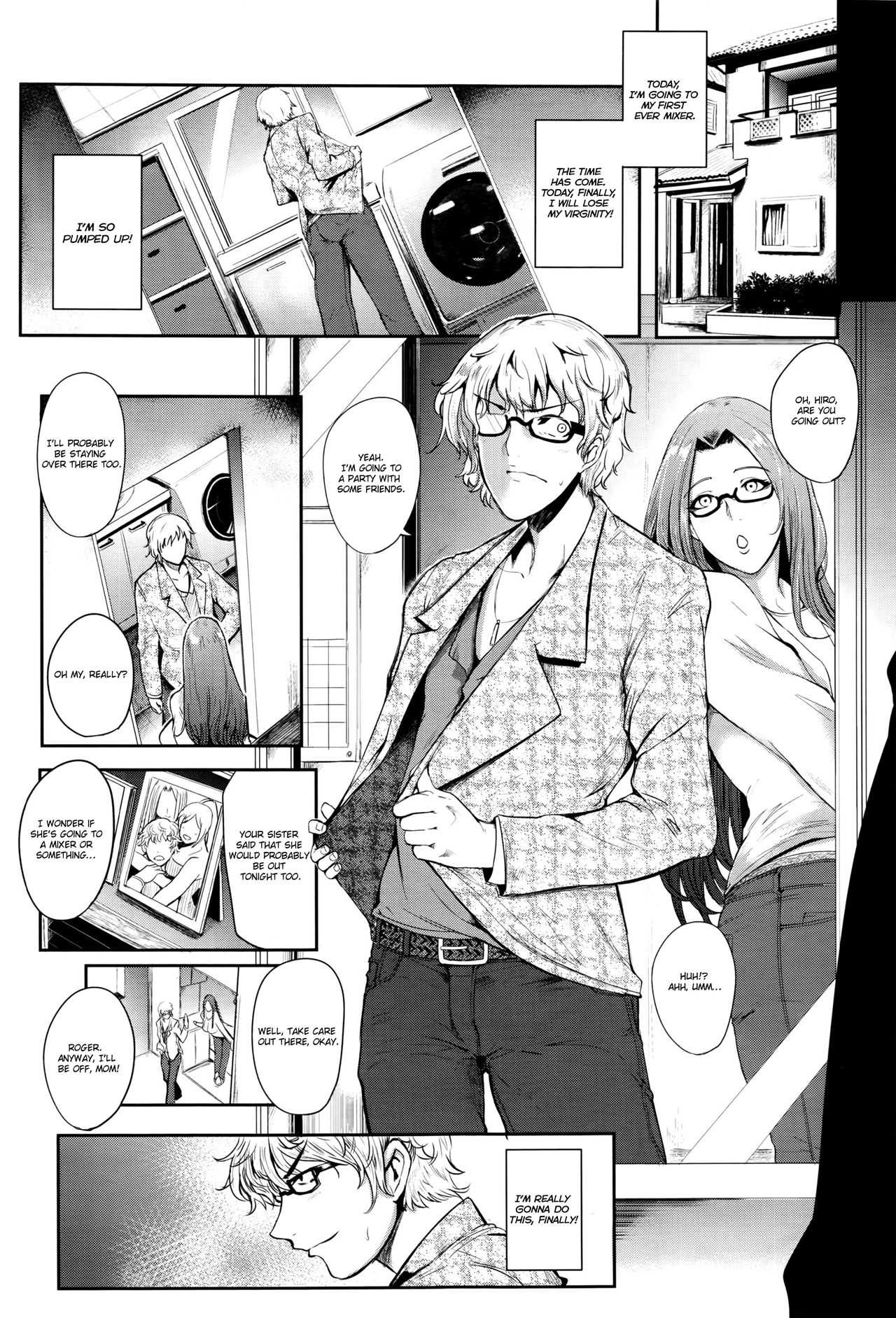 Hatsu Goukon wa Mama Naranai! | My First Mixer Was a Real Motherfucker! page 1 full