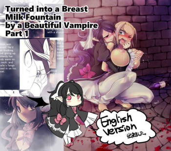 Bishoujo Vampire ni Bonyuu Drink Bar ni Sareru Hanashi | Turned into a Breast Milk Fountain by a Beautiful Vampire cover