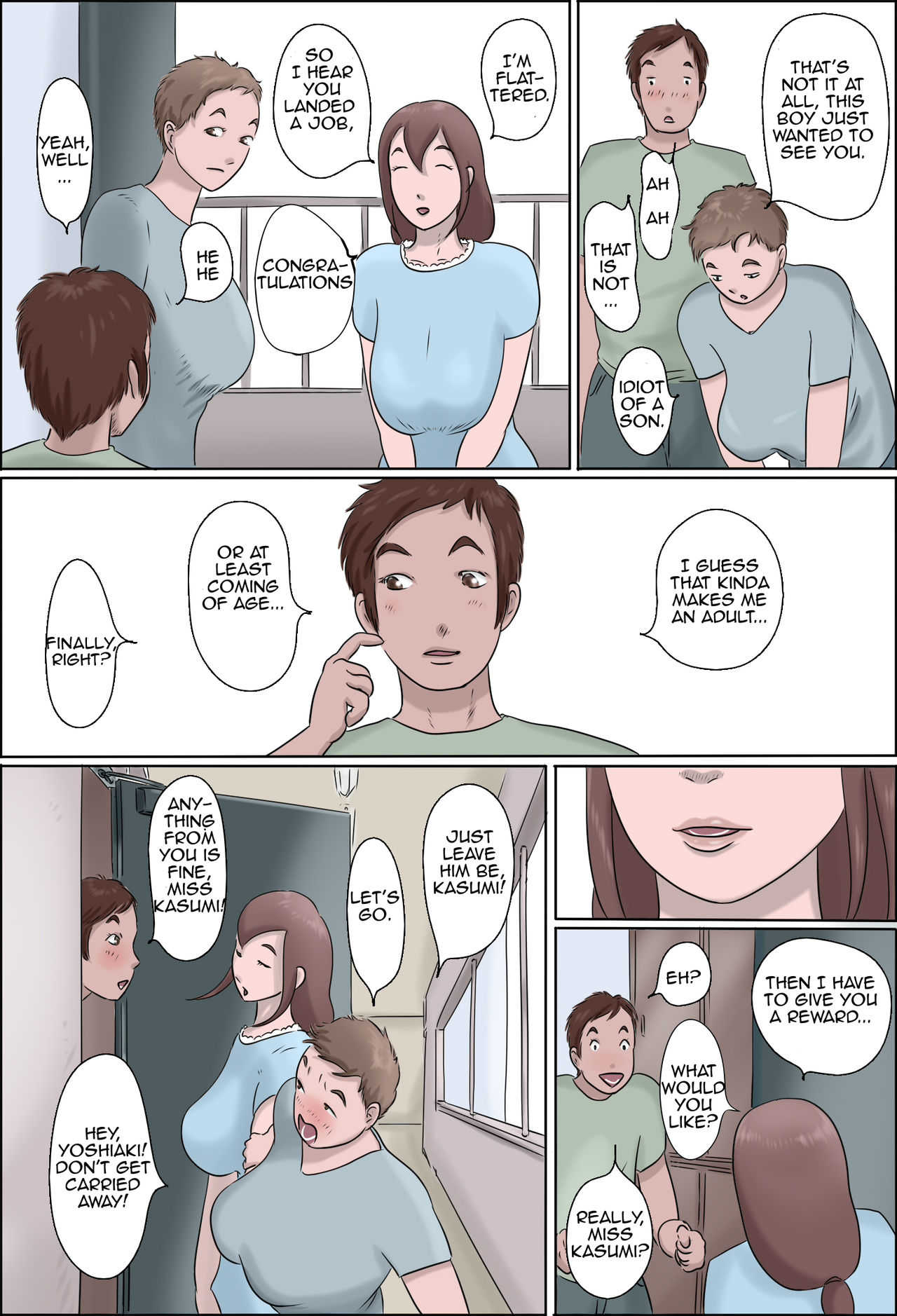 Haha wa Odoru -Jou- | Dancing Mother Vol.1 Part 1 page 4 full