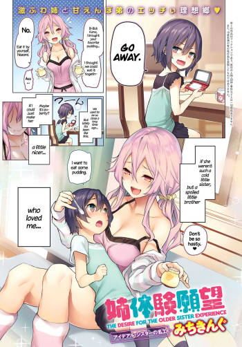 Ane Taiken Ganbou | The Desire For The Older Sister Experience   =TLL + CW= cover