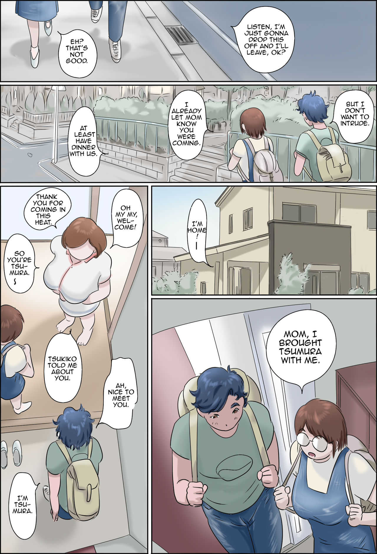 Kanojo no Kaasan ha Guigui Sassotekureta Ken | My Girlfriend's Mother Jumps my Bones page 2 full