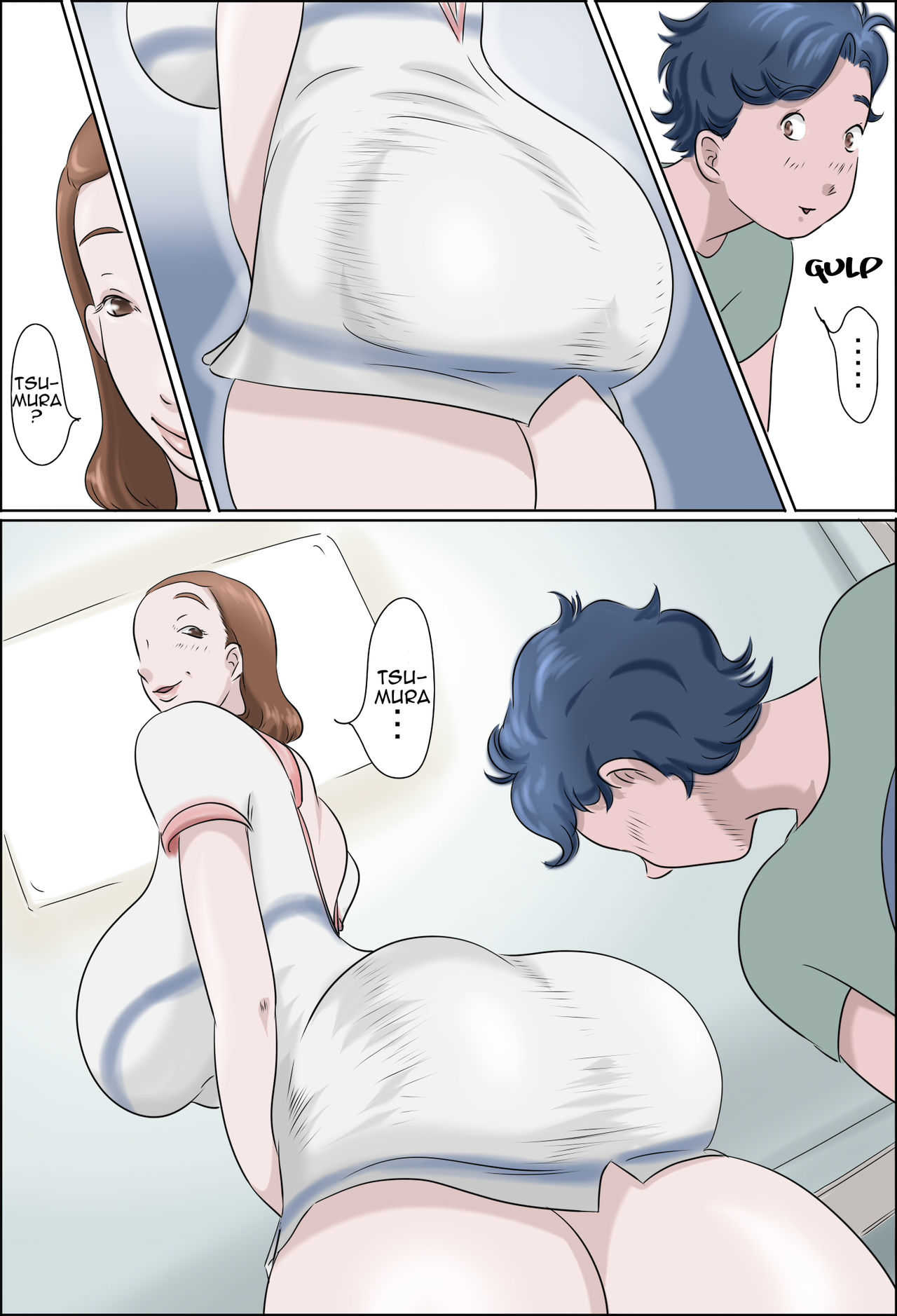 Kanojo no Kaasan ha Guigui Sassotekureta Ken | My Girlfriend's Mother Jumps my Bones page 6 full