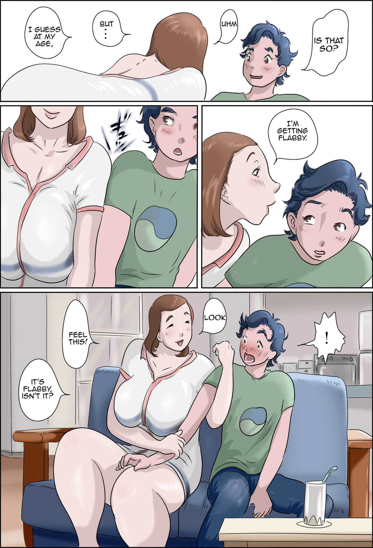 Kanojo no Kaasan ha Guigui Sassotekureta Ken | My Girlfriend's Mother Jumps my Bones page 9 full