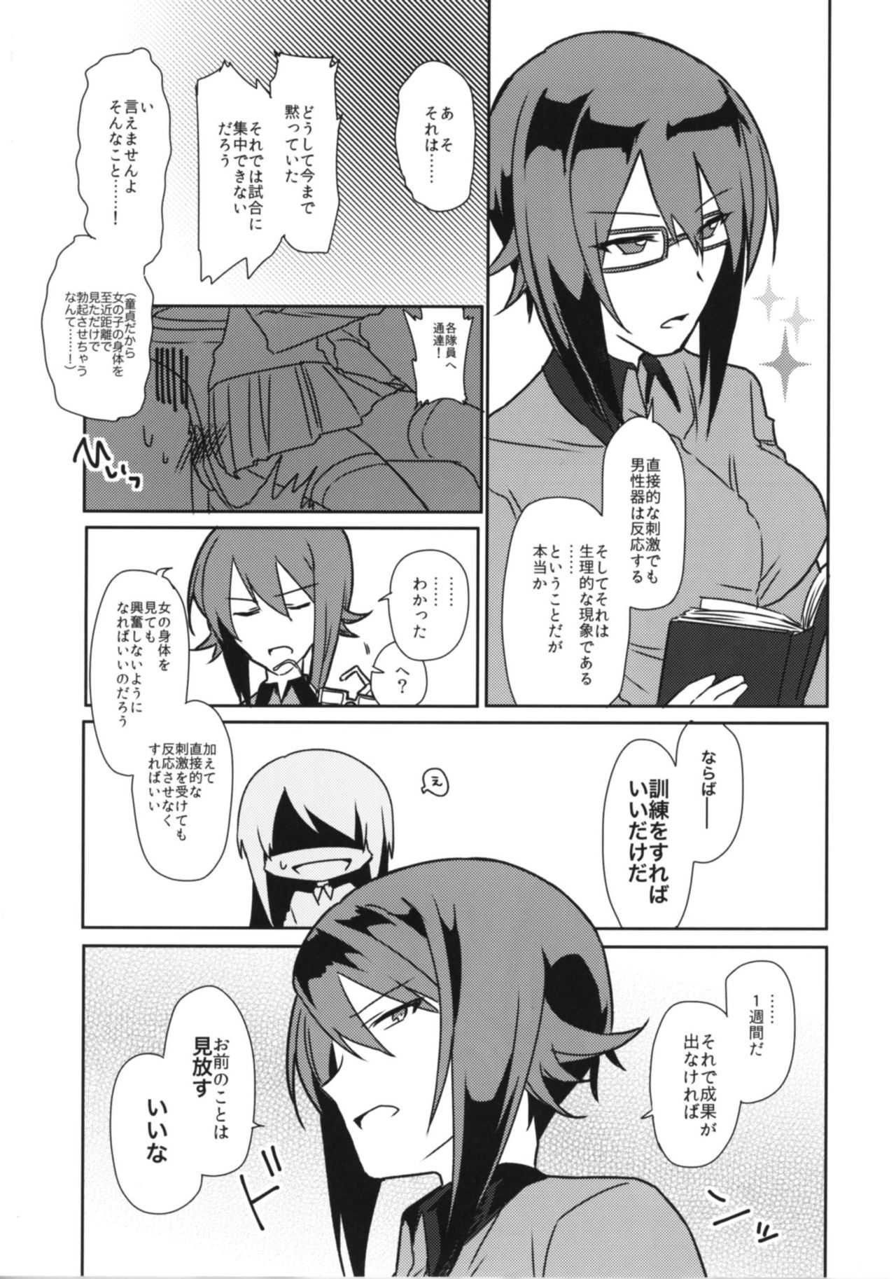 Kowakute Yasashii Nishizumi Taichou. page 8 full