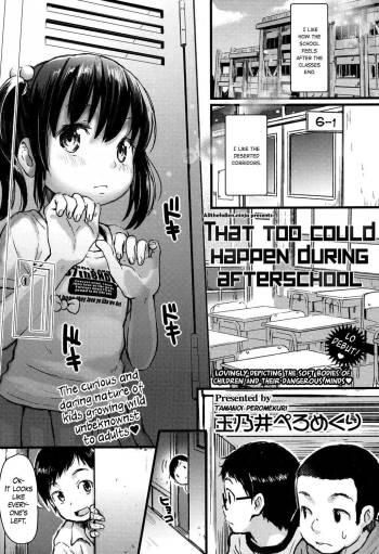 Houkago ni wa Kouiu Koto mo Mare ni Yoku Aru | That too could happen during afterschool cover