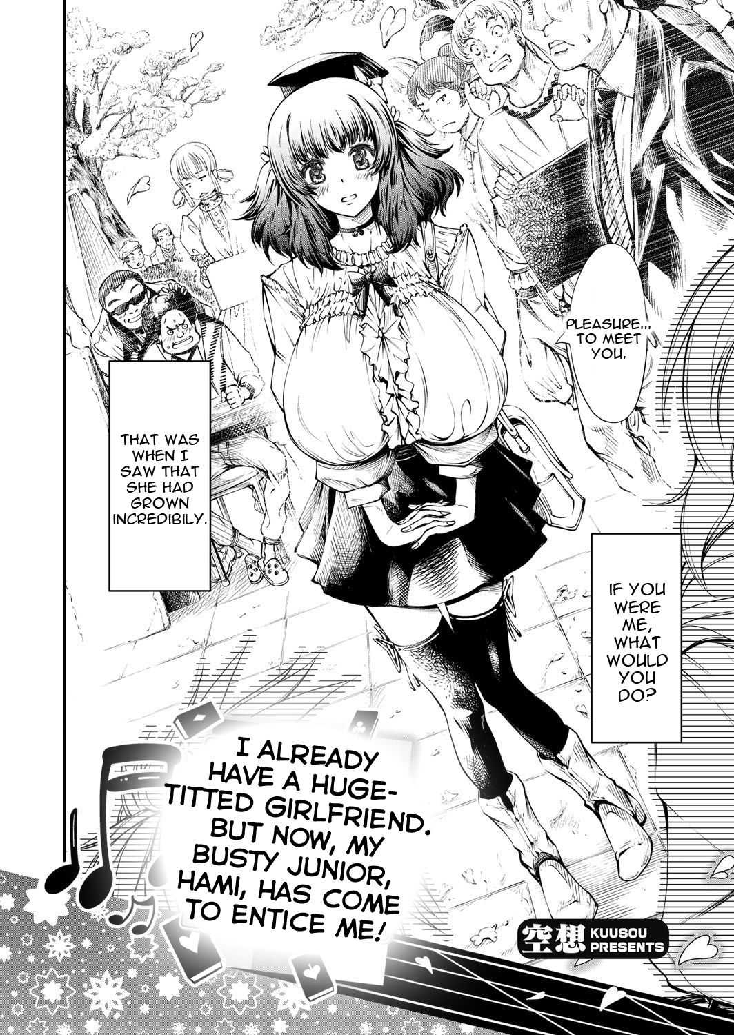 I Already Have a Huge Titty Girlfriend, But Now My Busty Junior, Hami, Has Come to Entice Me! page 2 full
