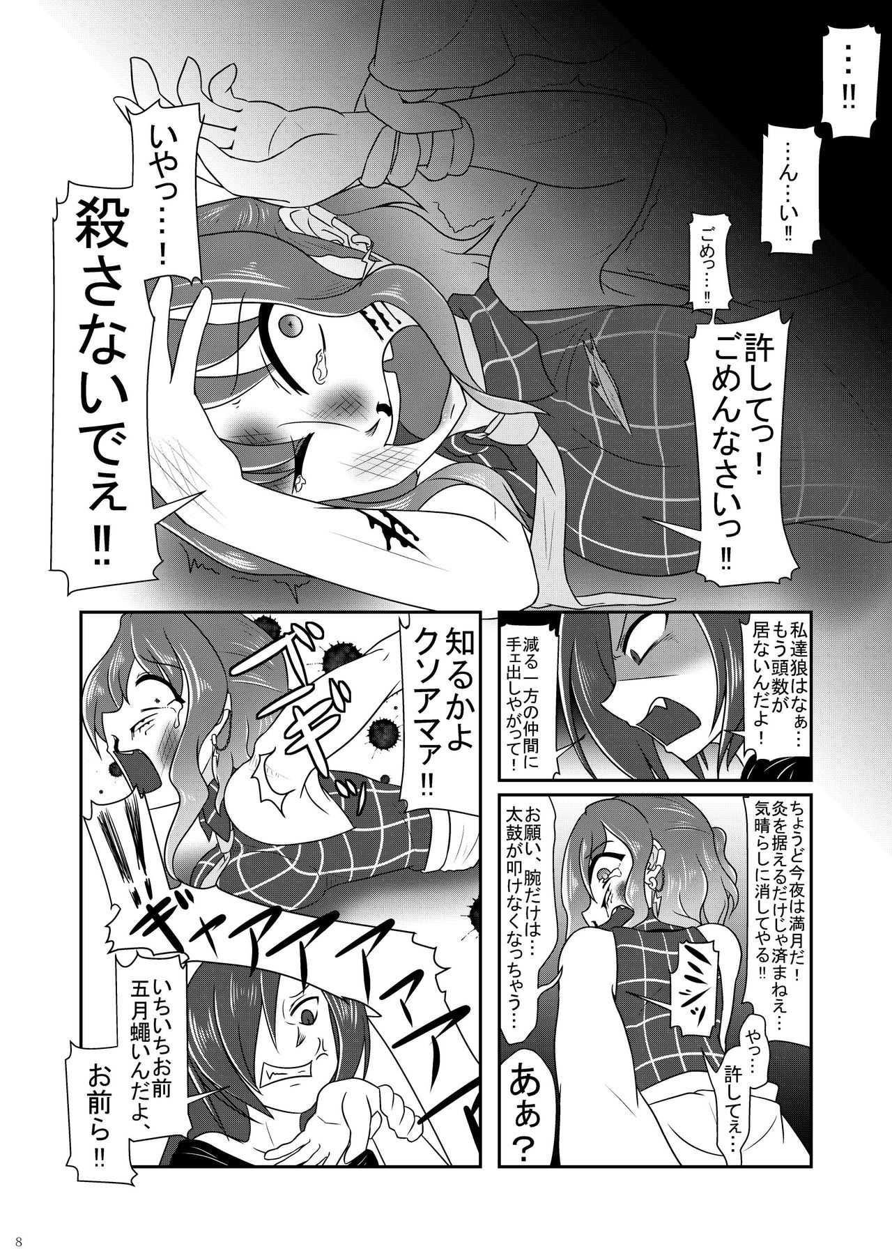 堀川雷鼓リョナ合同誌 フルボッコだドン！ page 9 full