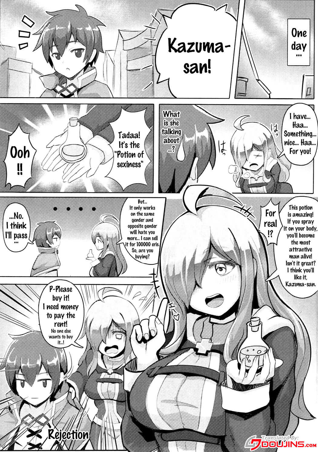 Kono Binbou na Tenshu ni Seifuku o! | Turning This Poor Shopkeeper Into Sex Goods! page 2 full