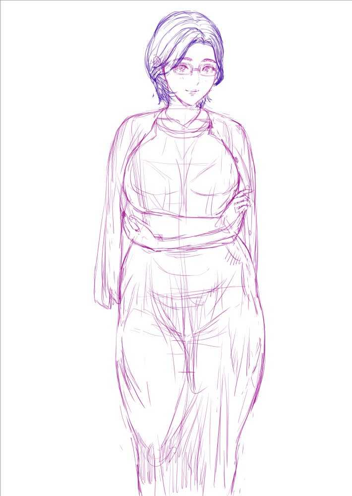 近女誘惑 仮題 温泉旅行編 ラフ page 2 full