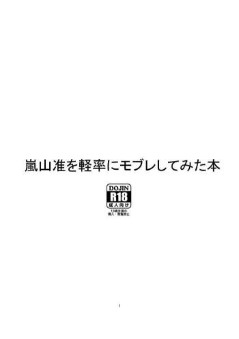 嵐山准を軽率にモブレしてみた本 cover