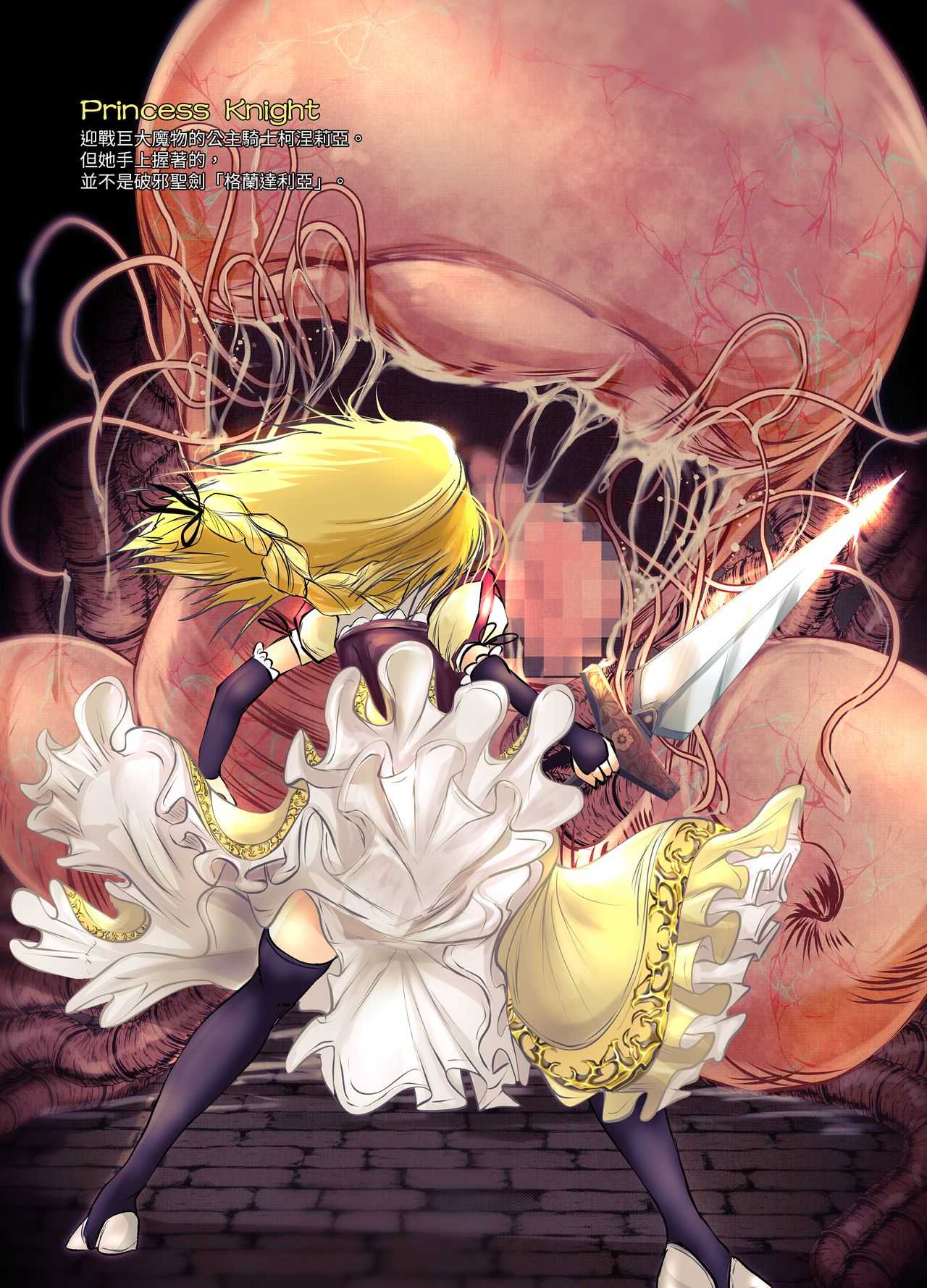 Marunomijo no Himekishi | 完全吞噬城堡之公主騎士 page 2 full