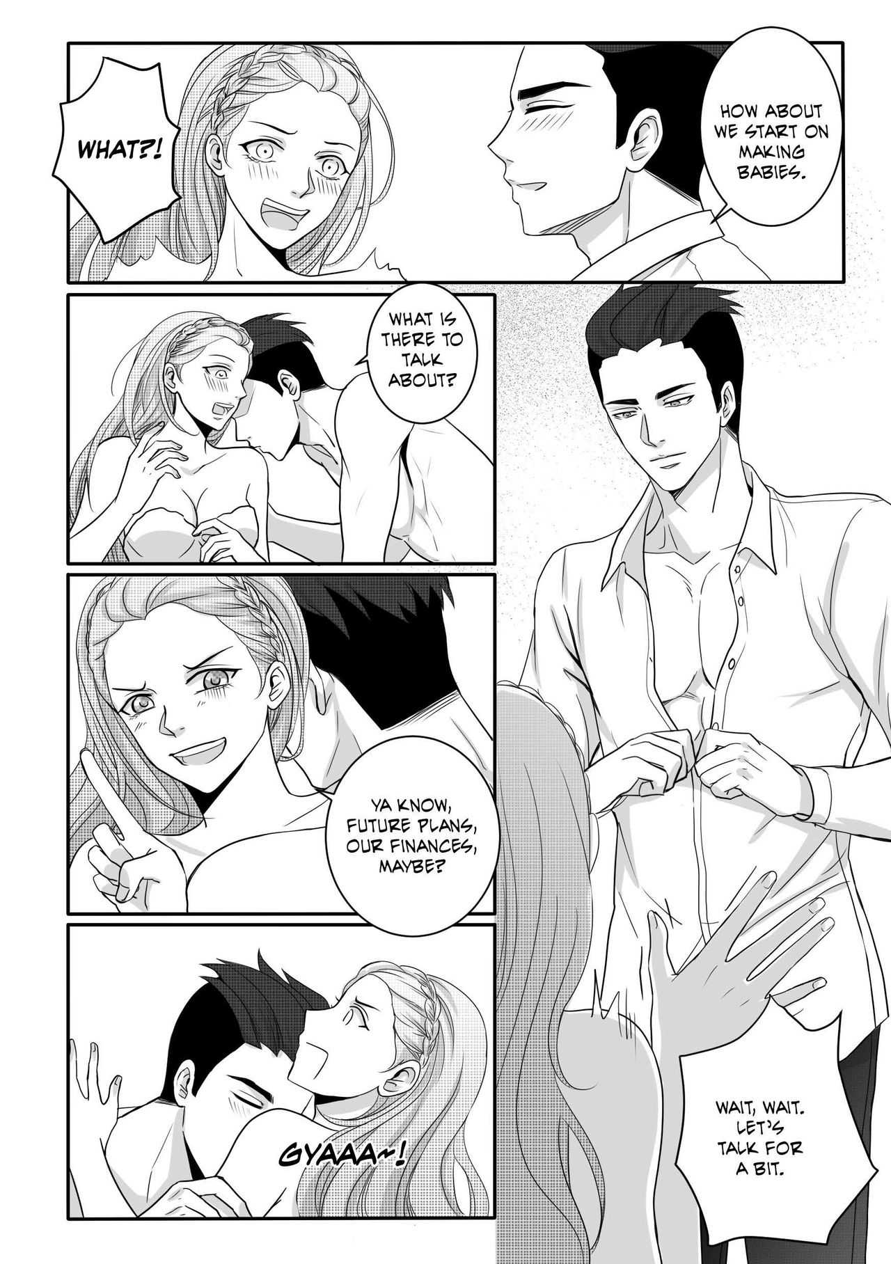Fujoshi Trapped in a Seme's Perfect Body *Wedding Night* page 10 full