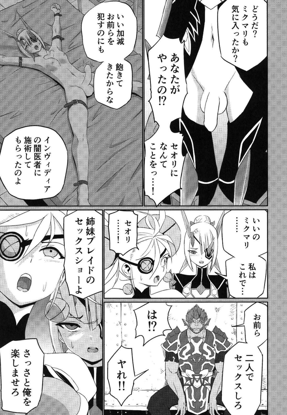 ゼ〇ブレイド2 夏の楽園二次創作合同誌 page 10 full