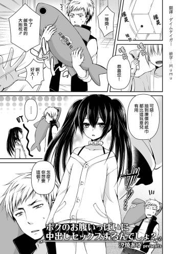 Boku no Onaka Ippai ni Nakadashi Sex Surun desho? cover