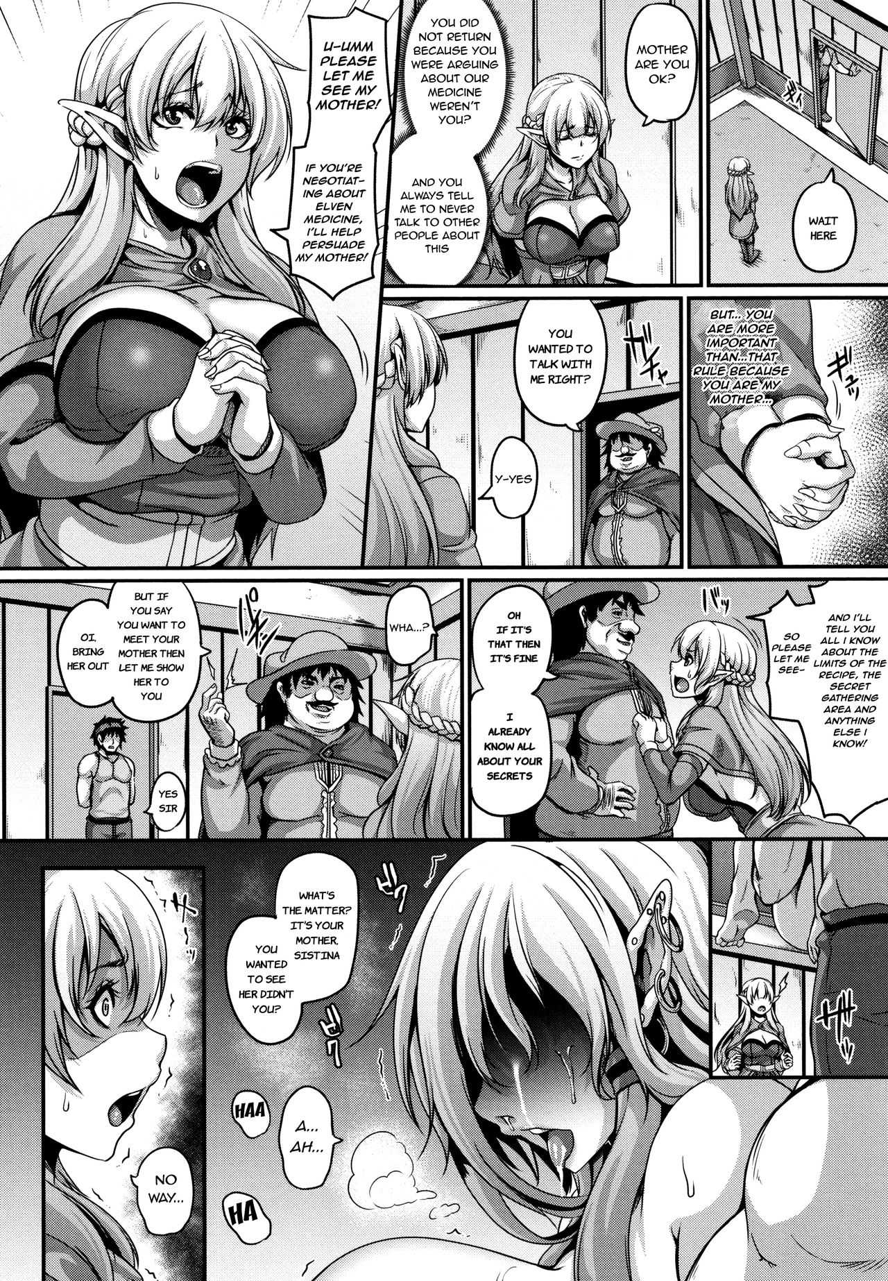 Toraware no Elf Oyako | Captured Elf Mother & Daughter page 4 full