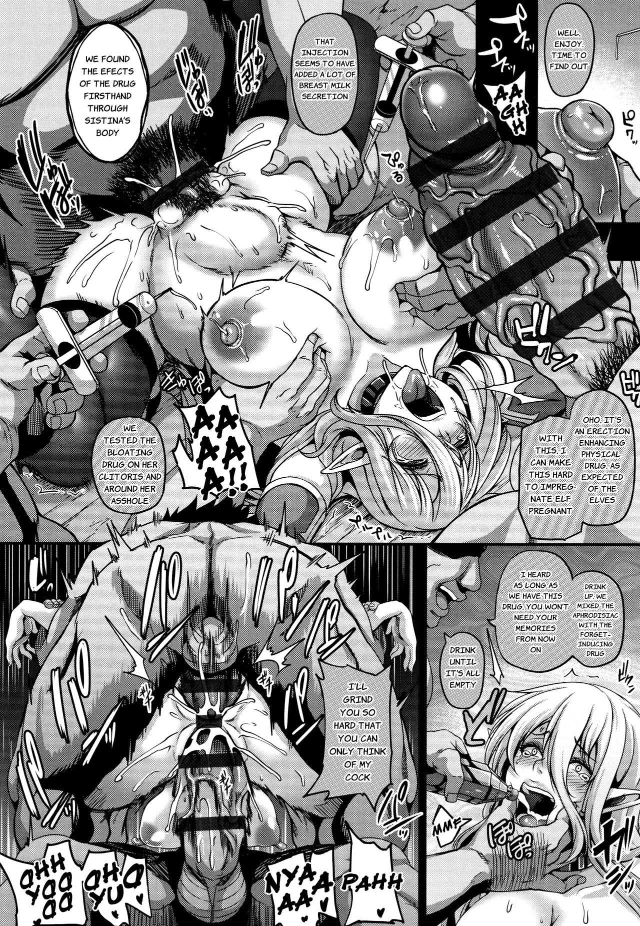 Toraware no Elf Oyako | Captured Elf Mother & Daughter page 8 full