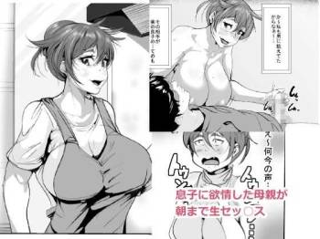 Musuko ni Yokujou Shita Hahaoya ga Asa made Nama Sex cover
