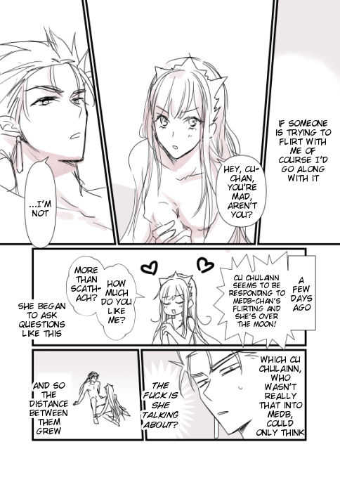 FGO Medb-chan, Cu Chulainn no Are o Zessan Suru page 1 full